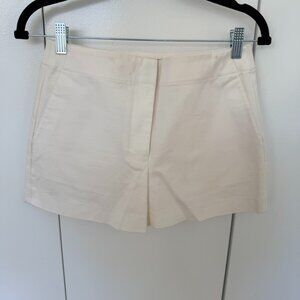 Theory High-waist White Shorts